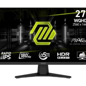 MSI MAG/274QF/27"/IPS/QHD/180Hz/0,5ms/Čierna/3R