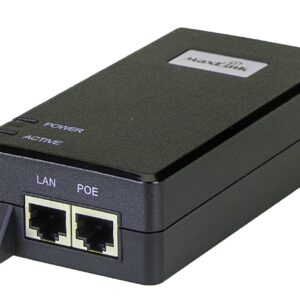 MaxLink MAXPI60-10G PoE injektor - 802.3af/at, 52V, 580mA, 60W, 10Gbit
