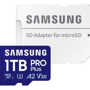 Samsung PRO Plus/micro SDXC/1TB/UHS-I U3 / Class 10/+ Adaptér/Modrá
