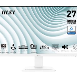 MSI Pro/MP273AW/27"/IPS/FHD/100Hz/1ms/White/2R