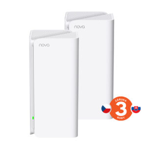 Tenda Nova MX15 Pro (2-pack) WiFi 6 AX5400 Mesh Gigabit systém, 6x GLAN/GWAN, WPA3, VPN, CZ app