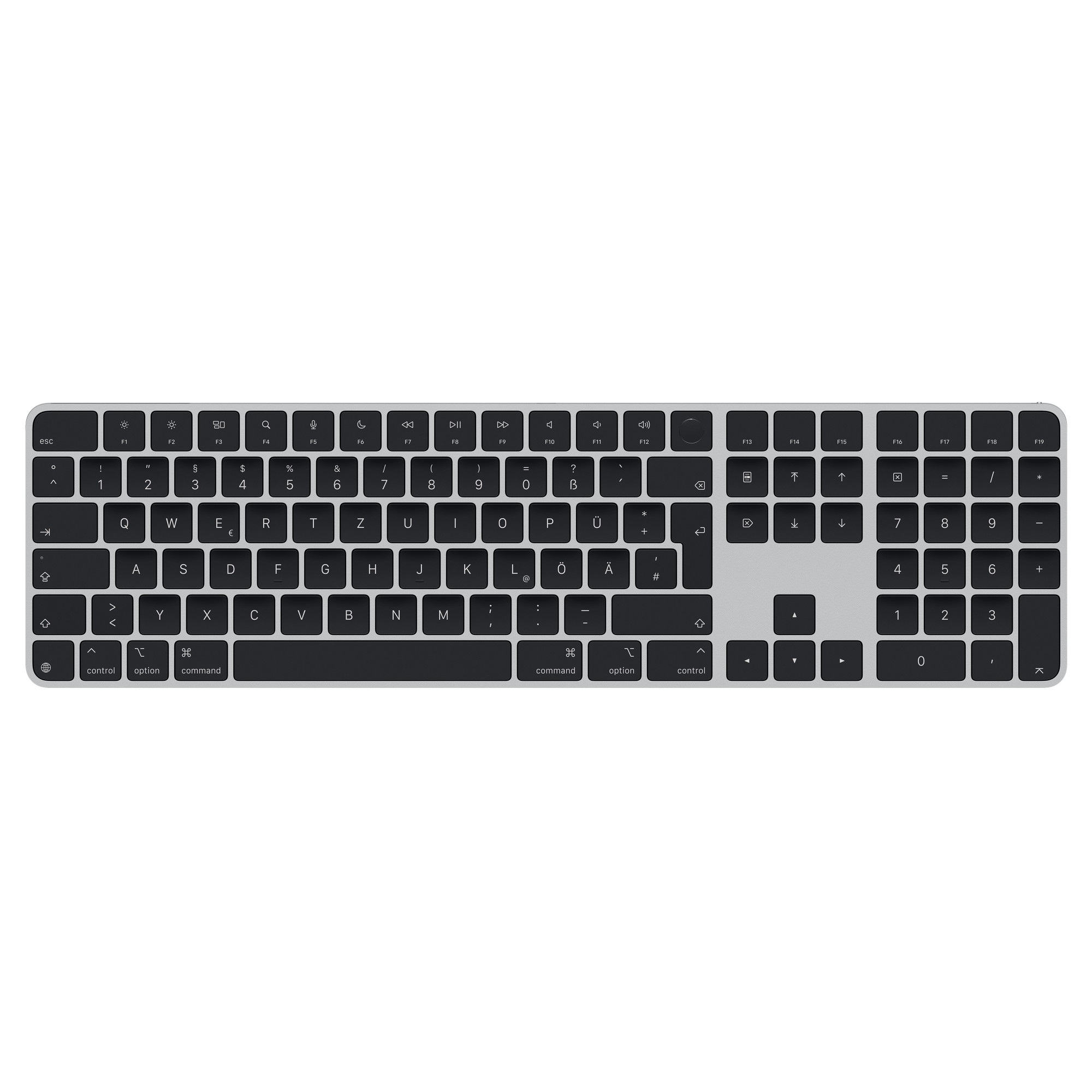 Apple Magic Keyboard Numeric Touch ID/Bezdrôtová Bluetooth/GER layout/Čierna