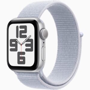 Apple Watch SE/40mm/Silver/Šport Band/Blue Cloud