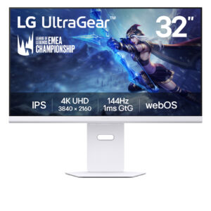 LG UltraGear/32G810SA-W/31,5"/IPS/4K UHD/144Hz/1ms/White/2R