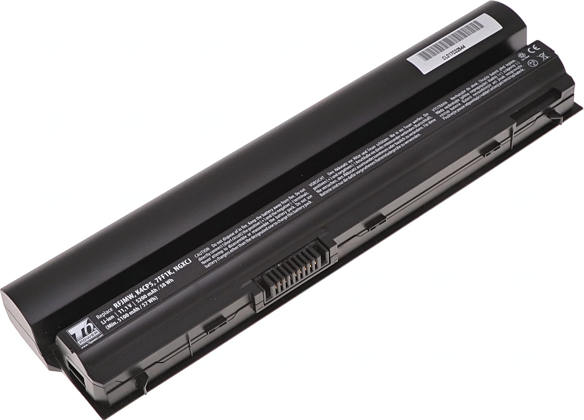 Batéria T6 Power Dell Latitude E6220, E6230, E6320, E6330, E6430s, 5200mAh, 58Wh, 6cell