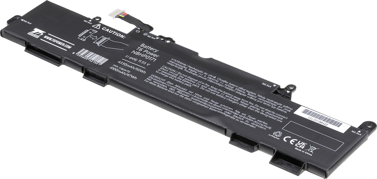 Batéria T6 Power HP EliteBook 745 G5, 830 G5, 840 G5, ZBook 14 U G5, 4330mAh, 50Wh, 3cell, Li-pol