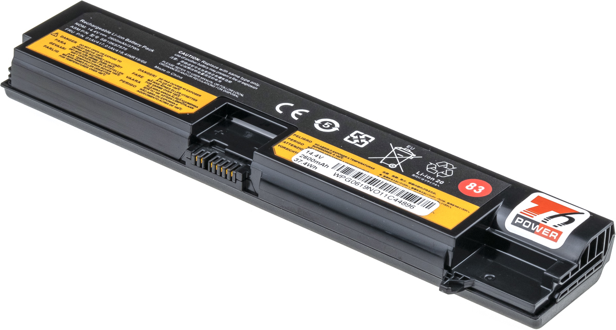 Batéria T6 Power Lenovo ThinkPad E570, E575, E570c, 2600mAh, 38Wh, 4cell