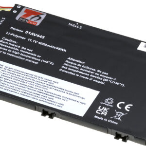 Batéria T6 Power Lenovo ThinkPad E480, E490, E580, E590, E14, E15, 4050mAh, 45Wh, 3cell, Li-pol