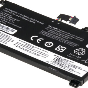 Batéria T6 Power Lenovo ThinkPad T570, T580, P51s, P52s, internal, 2000mAh, 30Wh, 4cell