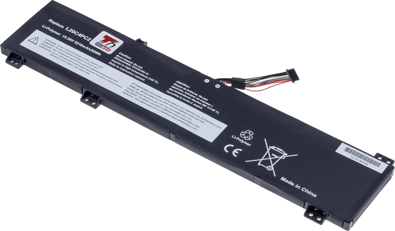 Batéria T6 Power Lenovo Legion 5-17ACH6, 5-17ITH6, 5210mAh, 80Wh, 4cell, Li-poly