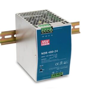 MEANWELL - NDR-480-48 - Priemyselný napájací spínaný zdroj 48V 480W na DIN