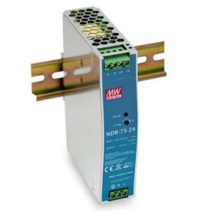 MEANWELL - NDR-75-24 - Priemyselný napájací spínaný zdroj 24V 75W na DIN