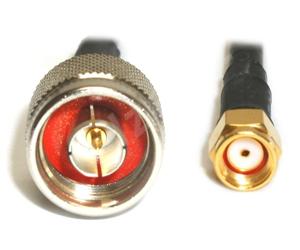 Pigtail 1m RSMA male(dierka) - N male