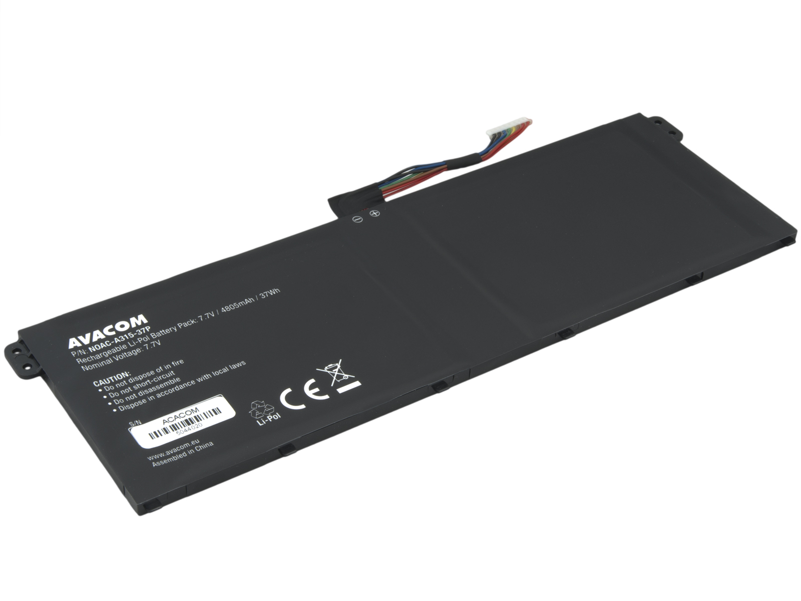 Batéria AVACOM pre Acer Aspire A3 A315 Li-Pol 7,7 V 4805mAh 37Wh