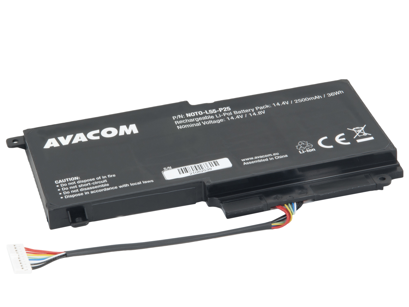 Batéria AVACOM pre Toshiba Satellite L50, L55 Li-Pol 14,4 V 2500mAh