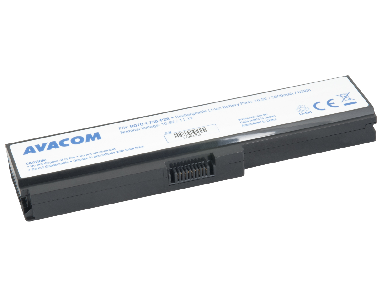 Batéria AVACOM pre Toshiba Satellite L750 Li-Ion 10,8 V 5800mAh/60Wh