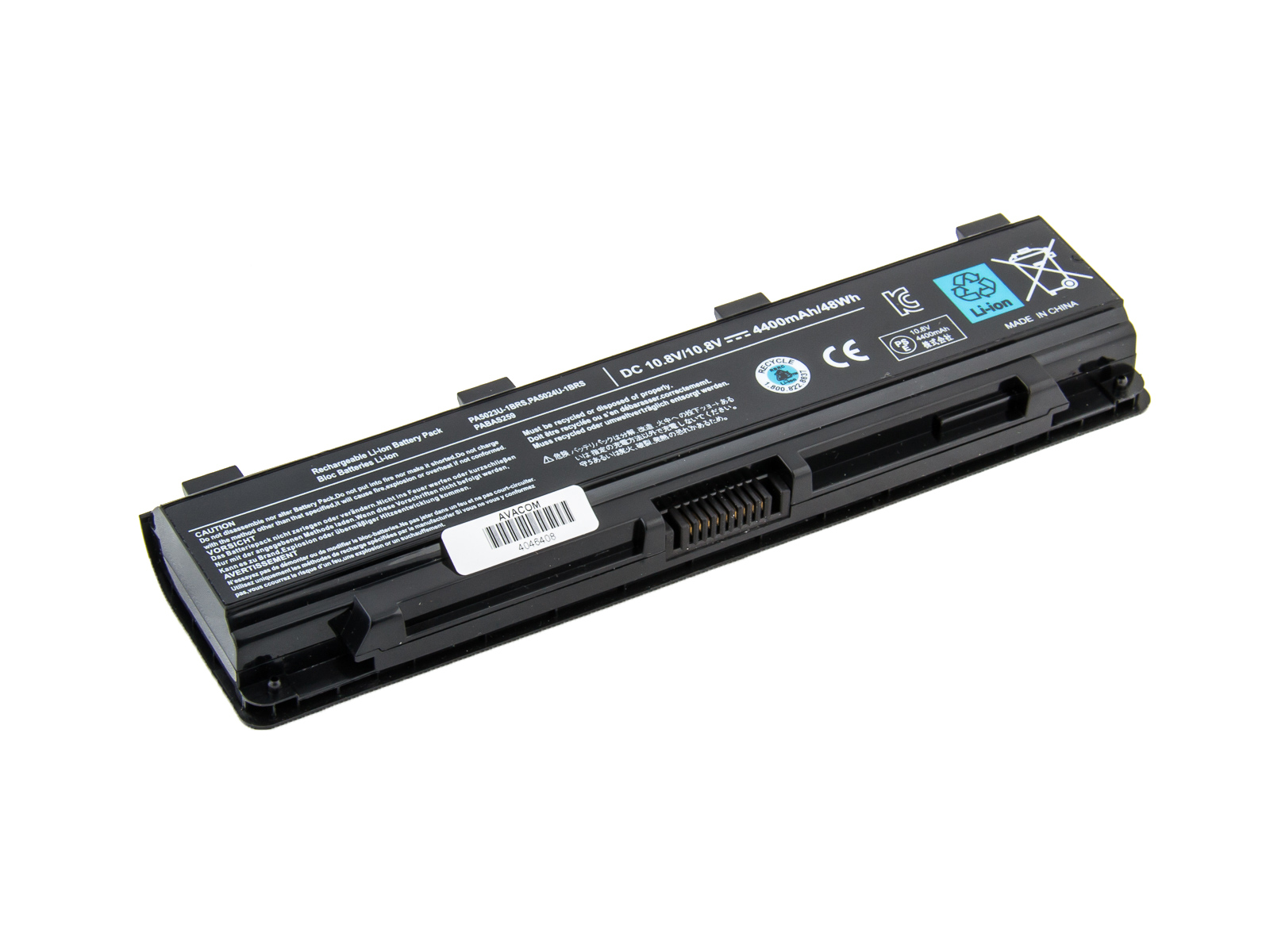 Batéria AVACOM NOTO-L850B-N22 pre Toshiba Satellite L850 Li-Ion 10,8 V 4400mAh