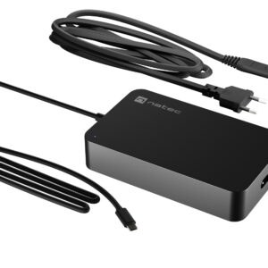 Nabíjačka Natec GRAYLING 90W USB-C pre notebooky, tablety, smartfóny