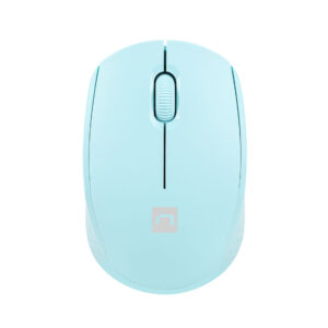 Myš Natec STORK/Kancelárska/Optická/1 600 DPI/Bezdrôtová USB/Modrá