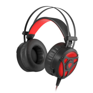 Herné slúchadlá s mikrofónom Genesis Neon 360, Stereo, Vibrácie, červené podsvietenie