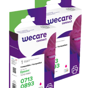 WECARE ARMOR sada ink kompatibilná s EPSON T071340 2x9ml, červená, T071340