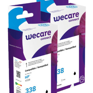 WECARE ARMOR sada ink kompatibilná s HP C8765EE, 2x20ml, čierna/black