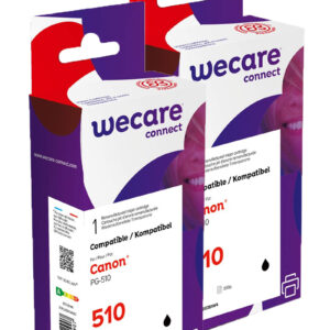 WECARE ARMOR sada ink kompatibilná s CANON PG-510, 2x9ml, čierna/black
