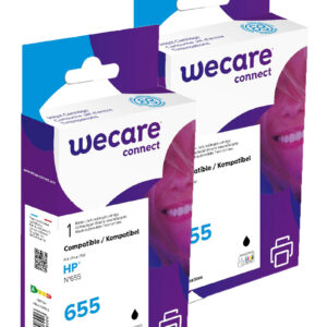 WECARE ARMOR sada ink pre HP CZ109AE 2x19ml, čierna