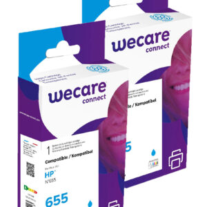 WECARE ARMOR sada ink kompatibilná s HP CZ110AE, 2x12ml, modrá/cyan