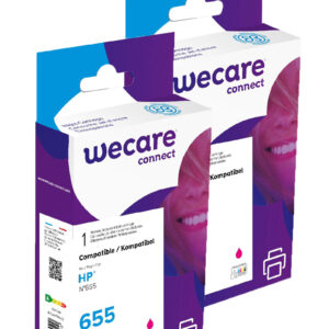 WECARE ARMOR sada ink kompatibilná s HP CZ111AE, 2x12ml, červená/magenta