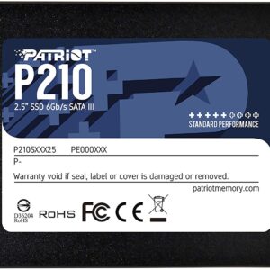 PATRIOT P210/2TB/SSD/2.5"/SATA/3R