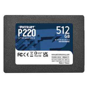 PATRIOT P220/512GB/SSD/2.5"/SATA/3R