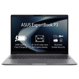 ASUS ExpertBook P3/P3605CVA/i5-13420H/16,0"/WUXGA/16GB/1TB/UHD Xe/W11P/Gray/2R