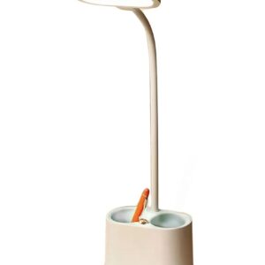 Platinet stolná LED lampa 5W, integrovaná batéria 2400mAh, USB port, biela