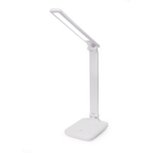 Platinet stolná LED lampa Remus 5W stmievateľná, dotykové ovládanie, USB port, biela