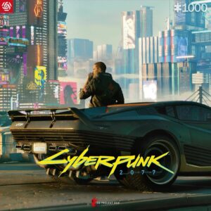 GLO GAMING PUZZLE: CYBERPUNK 2077 MERCENARY RISE