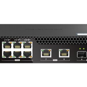 QNAP riadený PoE++ switch QSW-M2106PR-2S2T (6x 2,5GbE RJ45, 2x 10GbE RJ45, 2x 10GbE SFP+, malá šírka)