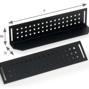 Nosné lyžiny pre rack hl.800mm (L=580mm)-pár sivé
