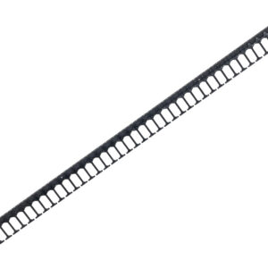 Vyväzovací panel 42U - Hrebeň, jednoradový, RAL9005