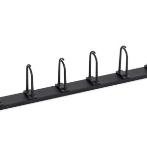 19" vyväzovací panel 1U, háčik 60x30mm zacvakávací