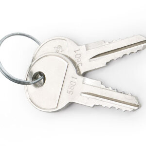 Kľúč pre nástenné a stojan. čajky, 2ks na krúžku