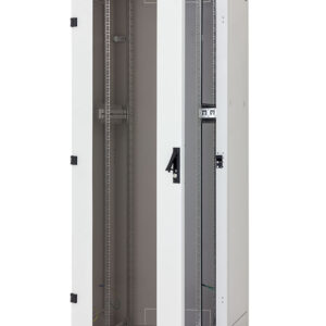 Stojan.rack rozoberateľný RZA 47U/600x1200 pred.i zad.dvere perforácia,čierny