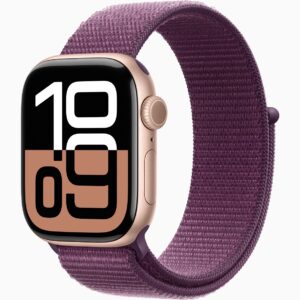 Apple Watch S10 Cell/42mm/Rose Gold/Šport Band/Plum