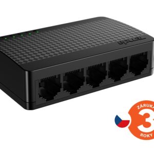 Tenda SG105M - 5x Gigabit Desktop Ethernet Mini Switch, 10/100/1000 Mb/s, 10Gb/s, fanless