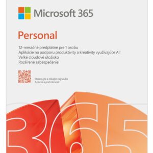 Microsoft 365 Personal FY25H2 Mac/Win, 1 rok, SK