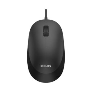Philips SPK7207BL/Kancelárska/Optická/1 200 DPI/Drôtová USB/Čierna