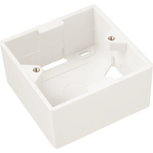 Box na omietku pre zásuvku SX9 biely 80 x 80 x 41mm