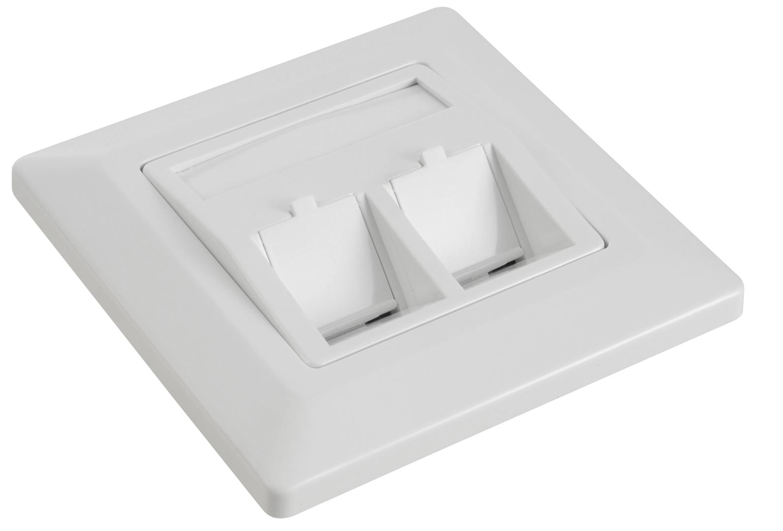 Zásuvka modulárna Solarix pre 2 keystony