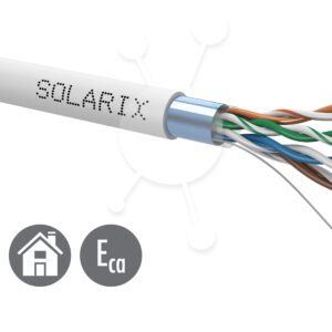 Inštalačný kábel Solarix CAT5E FTP PVC Eca 305m/box SXKD-5E-FTP-PVC