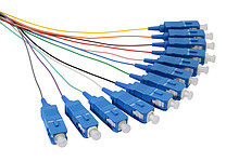 Pigtail 9/125 SCupc SM OS 1,5m, balenie 12ks farby